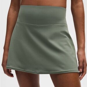 Lululemon Athletica High-Rise Skirt in Olive
